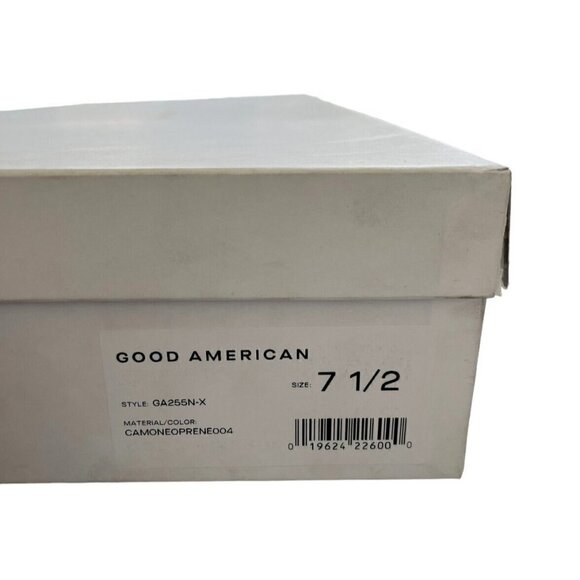 Good American Women Sz 7.5 Camouflage Sherpa Calf Thigh High Boots Sold Out NIB - Picture 11 of 11